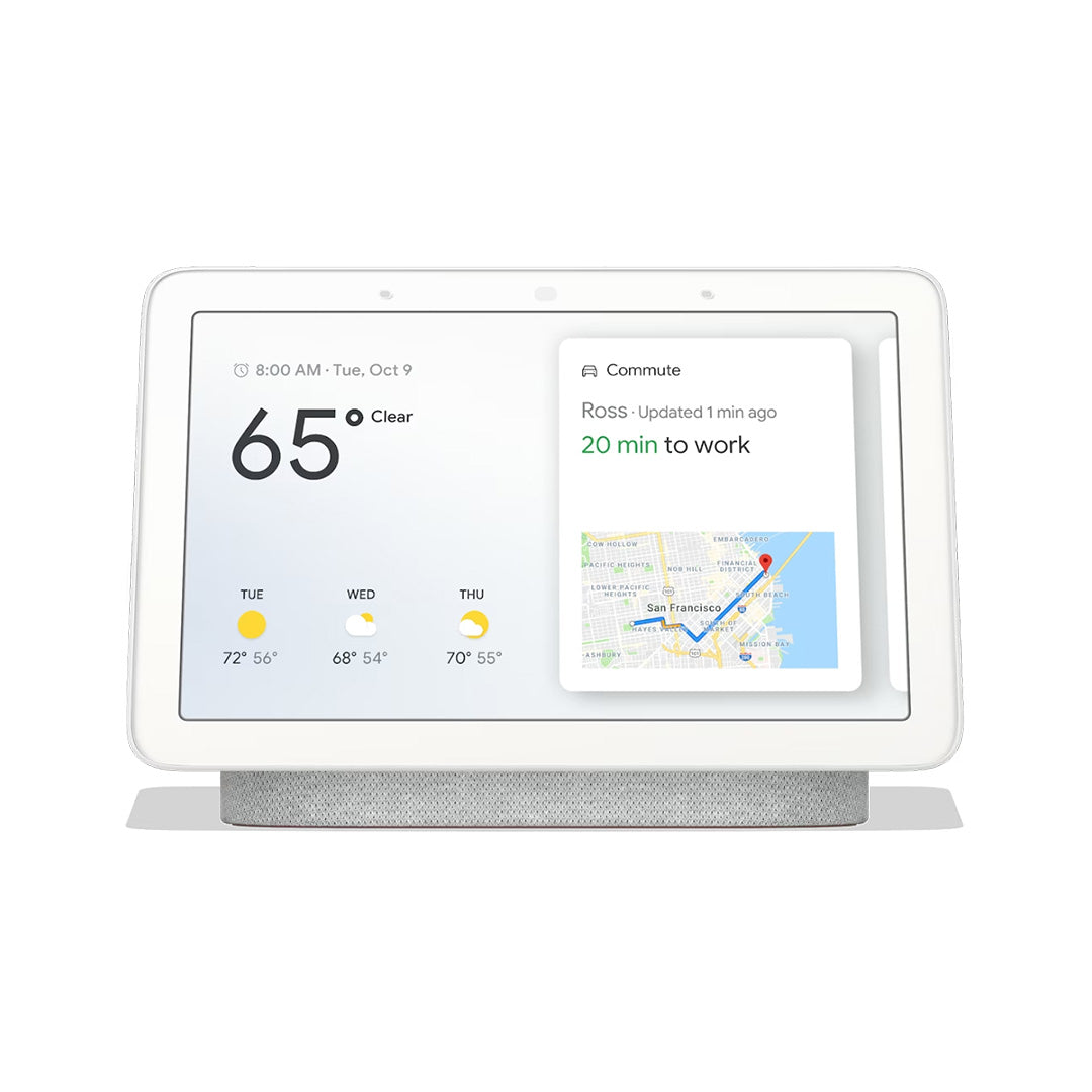 Google Nest Hub 1. Generation | Kreide | Smart Home Hub | Neu in der Verpackung