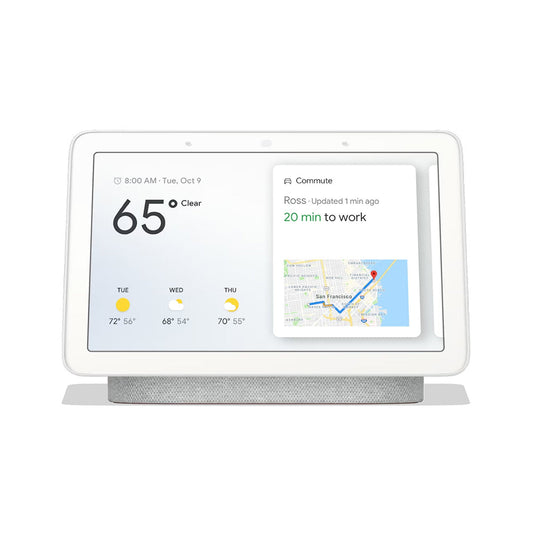 Google Nest Hub 1. Generation | Kreide | Smart Home Hub | Neu in der Verpackung