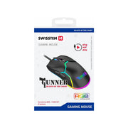 Swissten Gunner Gaming-Maus | Schwarz