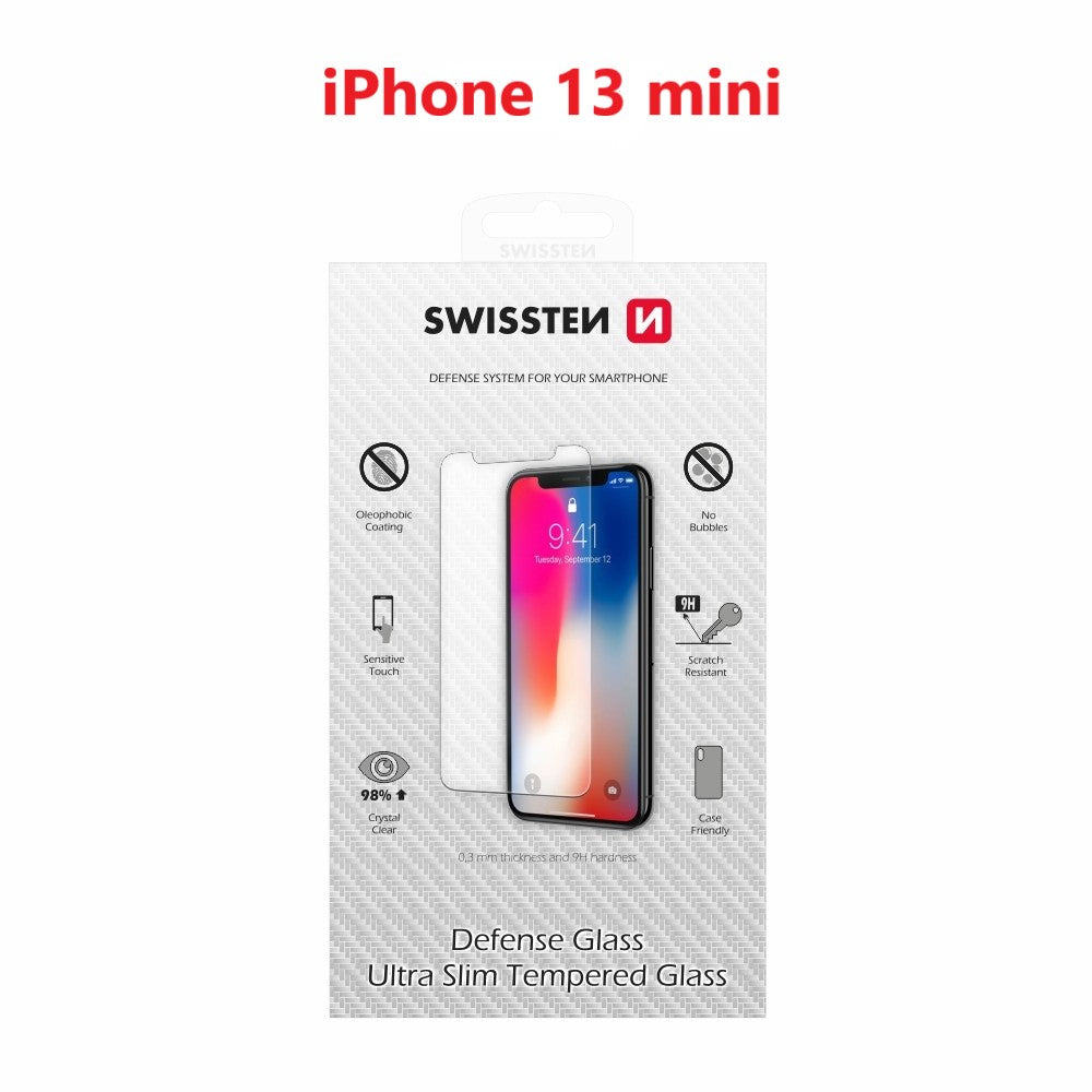 iPhone 13 Mini Defense Tempered Glass Screen Protector