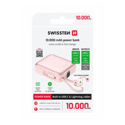 Swissten 35W Powerbank 10.000mAh | Rosa